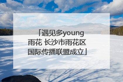 遇见多young雨花 长沙市雨花区国际传播联盟成立