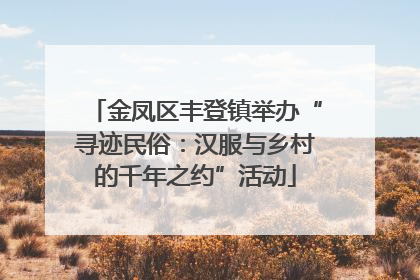 金凤区丰登镇举办“寻迹民俗：汉服与乡村的千年之约”活动