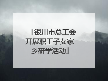 银川市总工会开展职工子女家乡研学活动