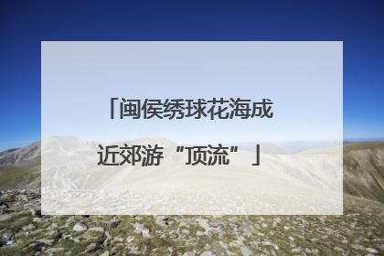 闽侯绣球花海成近郊游“顶流”