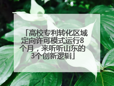 高校专利转化区域定向许可模式运行8个月，来听听山东的3个创新逻辑