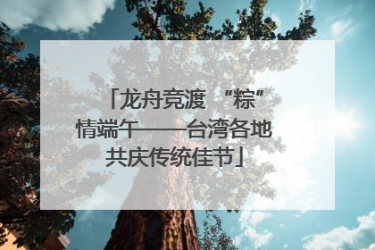龙舟竞渡 “粽”情端午——台湾各地共庆传统佳节