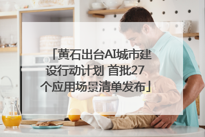 黄石出台AI城市建设行动计划 首批27个应用场景清单发布