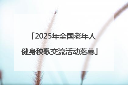 2025年全国老年人健身秧歌交流活动落幕