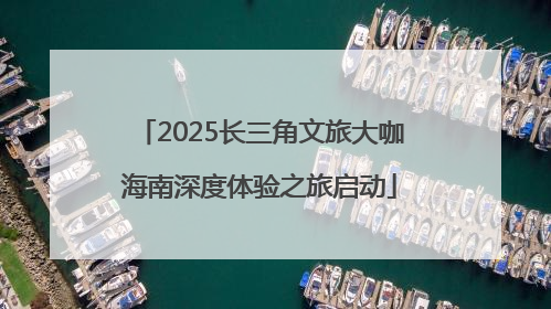 2025长三角文旅大咖海南深度体验之旅启动
