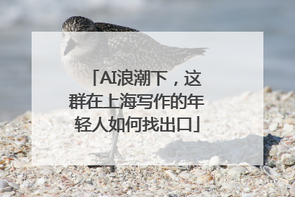AI浪潮下，这群在上海写作的年轻人如何找出口